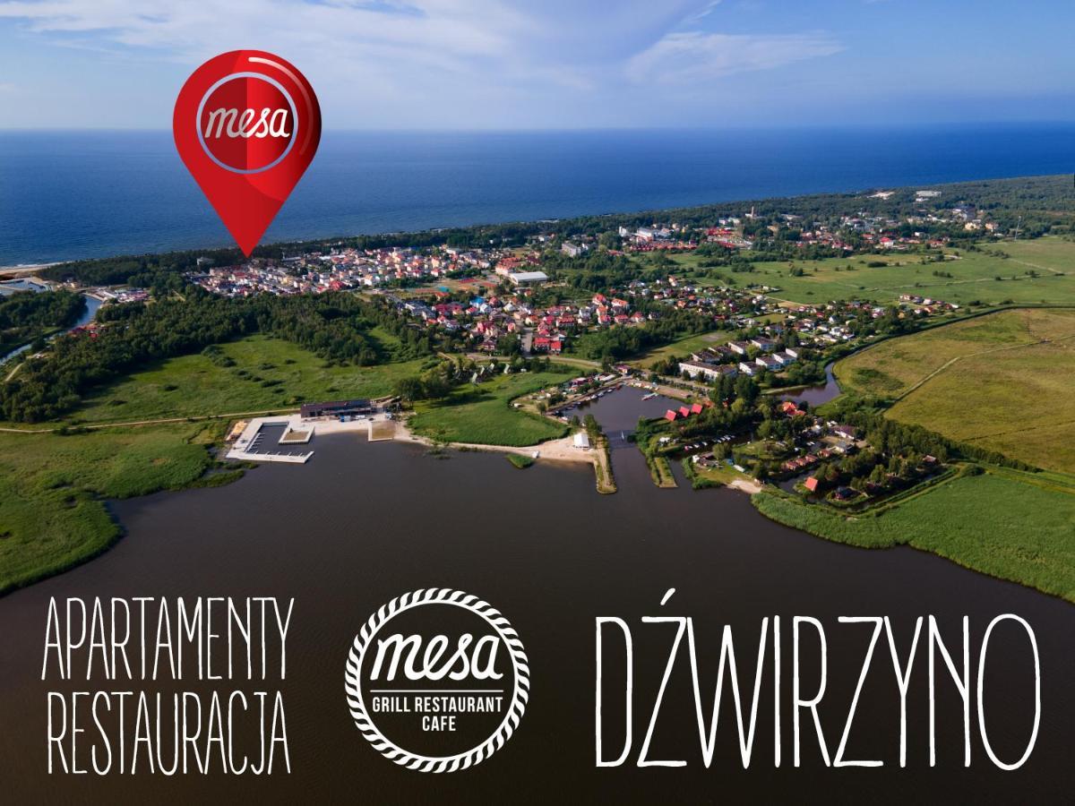 Apartamenty Mesa Grill Restaurant Cafe Dzwirzyno Exterior photo